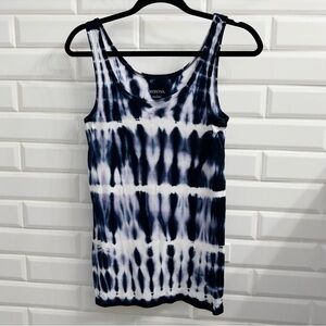 Merona Women’s Blue and White Tie Dye Tank Top